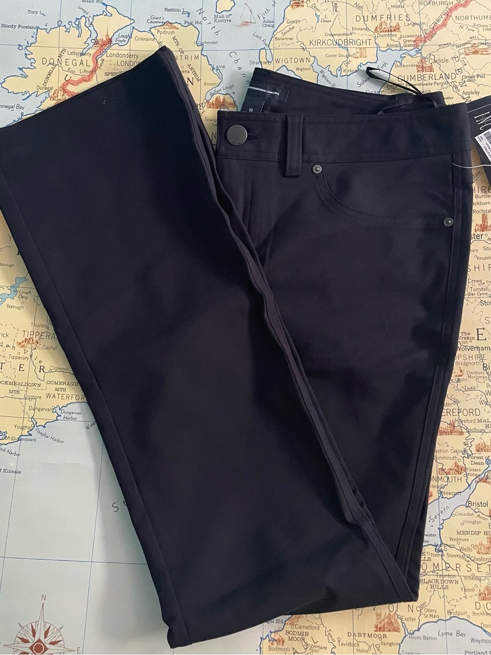 INC International Concepts Black Women's Pants Size 10